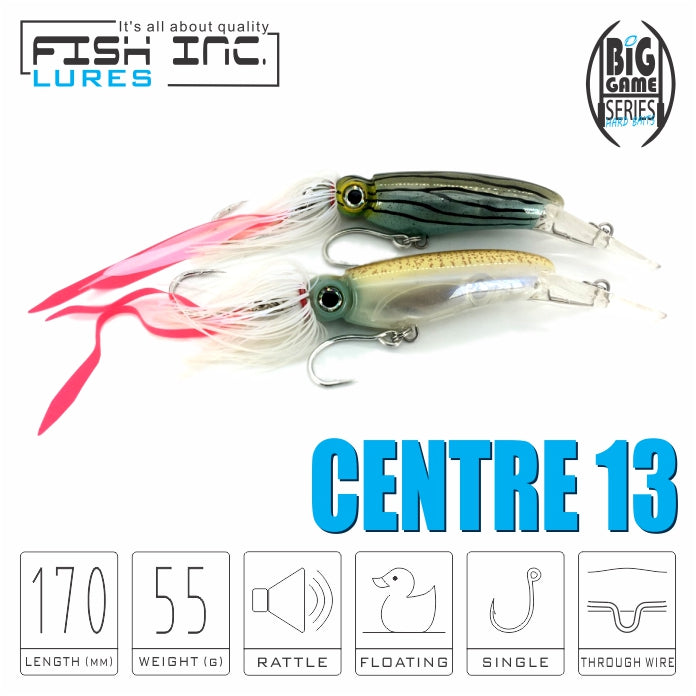 Centre 13 170mm Trolling Lure 439 Purple Mix