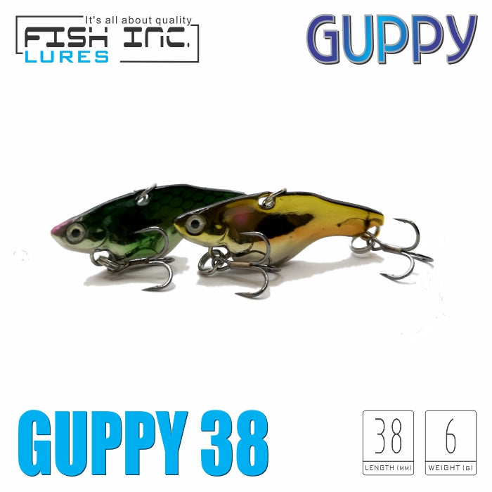 Guppy 38mm Vibrating Blade Bait – Fish Inc Lures INTL