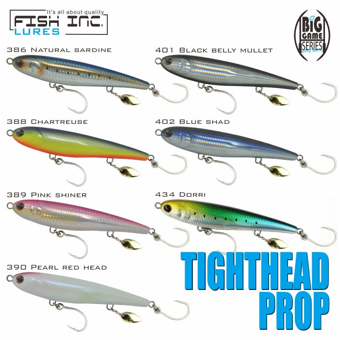 Tighthead Prop 140mm Sinking Stickbait – Fish Inc Lures INTL