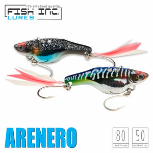 Arenero 80mm 50g vibrating blade bait