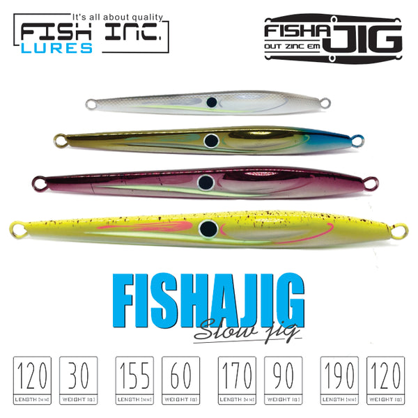 fish inc lures Fishajig Vertical / Slow Jig 314 Red White / 30g