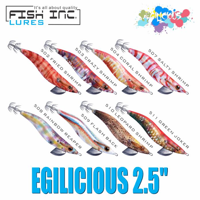 Egilicious 2.5" Squid Jig