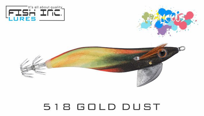 Egilicious 3.0" Fast Sink Squid Jig
