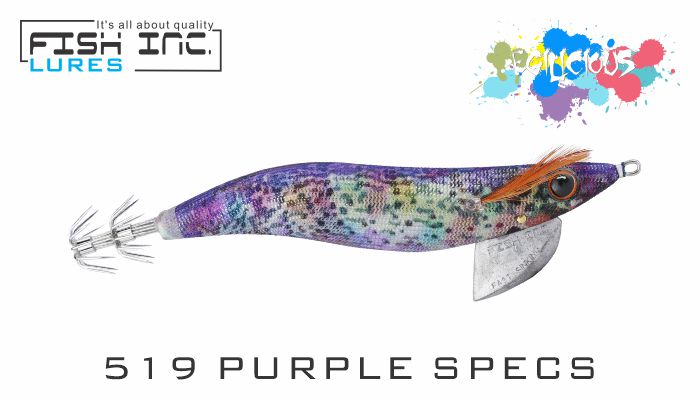 Egilicious 3.5" Fast Sink Squid Jig