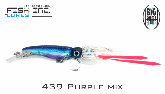 Centre 13 170mm Trolling Lure 439 Purple Mix Centre 13 170mm Trolling Lure 439 Purple Mix
